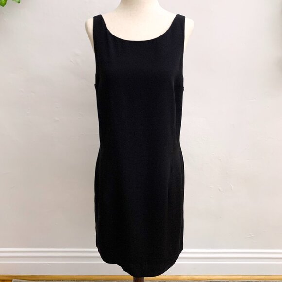 Vintage Ann Taylor Black Bow Dress Size 10 - Picture 2 of 8